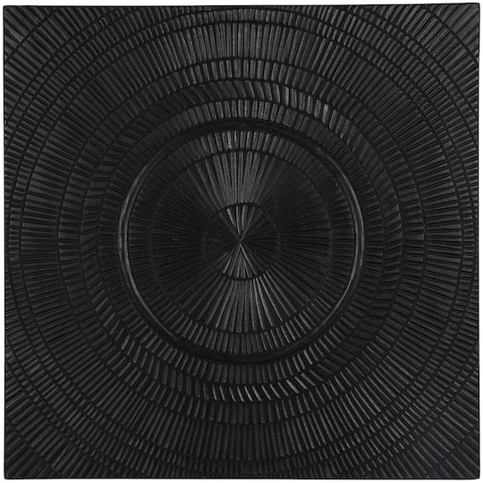 Square Black Starburst Wall Décor